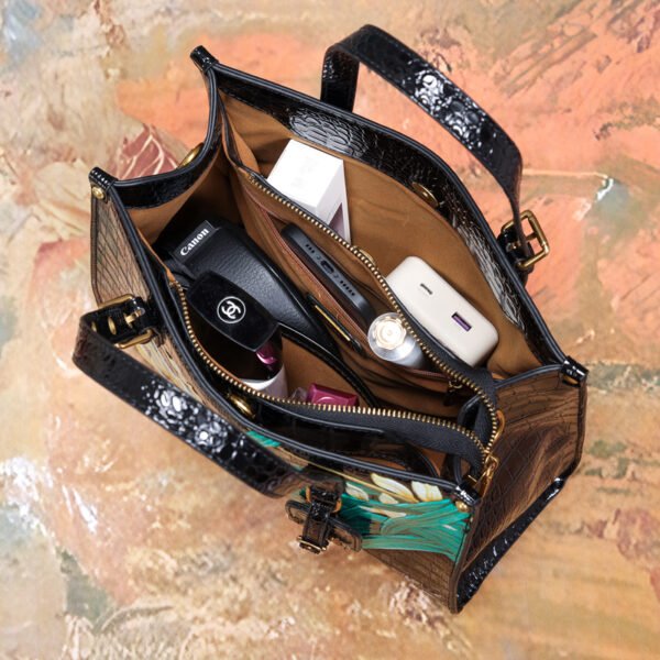 Bolso C6620 6# Relieve Naranja Interior