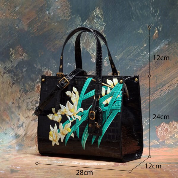 Bolso C6620 6# Relieve Naranja Tamaño