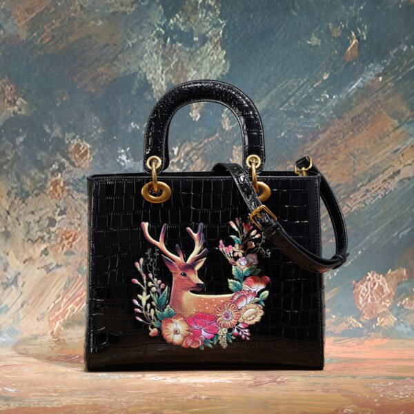 Bolso C6621 6# Relieve Morado Frontal
