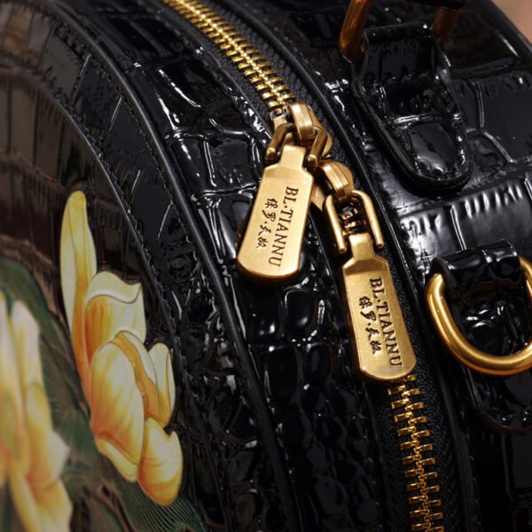 Bolso C6623 1# Repujado Naranja Cremallera