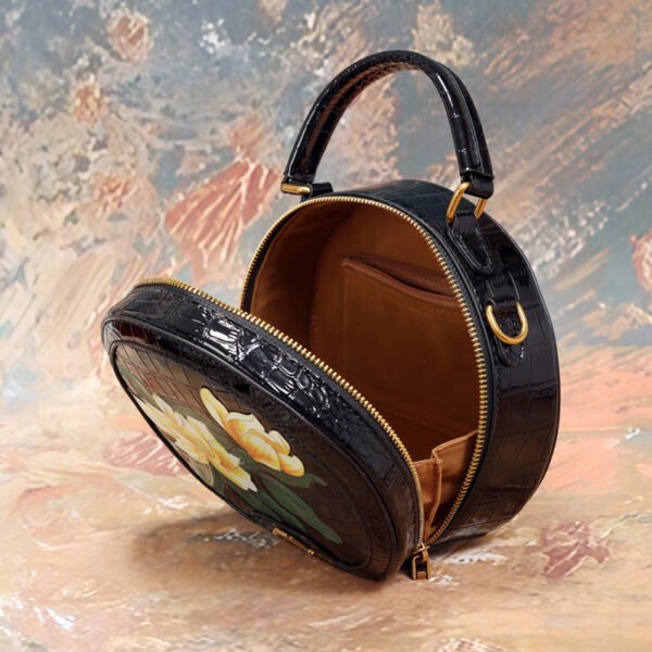 Bolso C6623 1# Repujado Naranja Interior