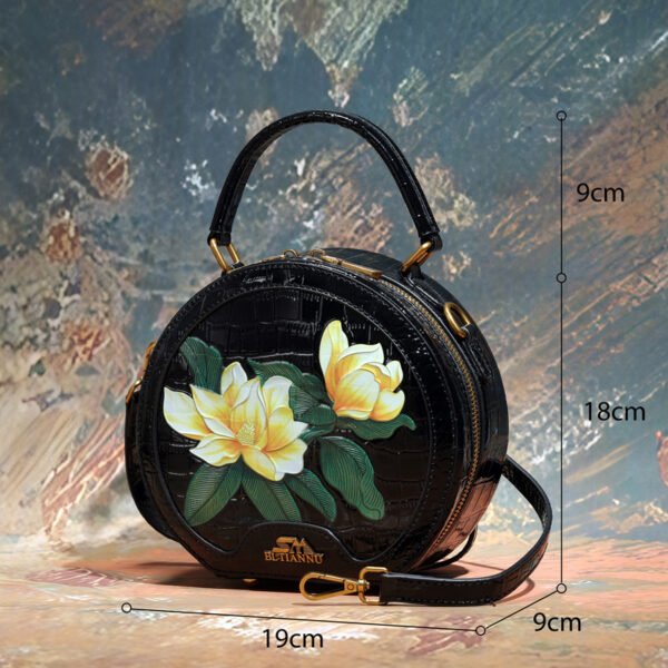 Bolso C6623 1# Repujado Naranja Tamaño
